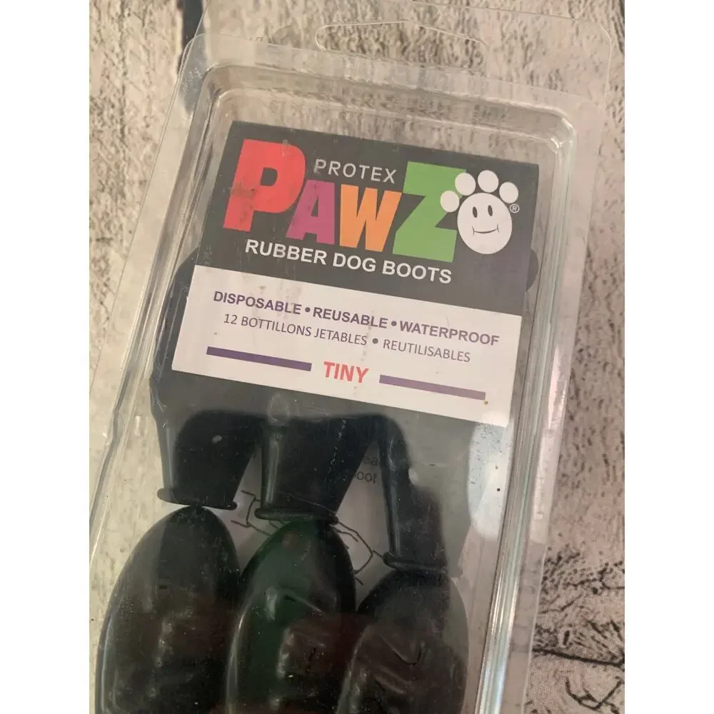 PROTEX PAWZ Rubber Dog Boots / Size: Tiny